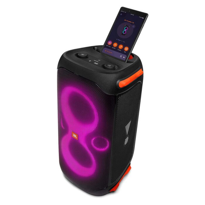 Caixa de Som JBL PartyBox 110 - USB/AUX - Bluetooth - 160W - 2x 5.25'' - Preto - Imagem 2