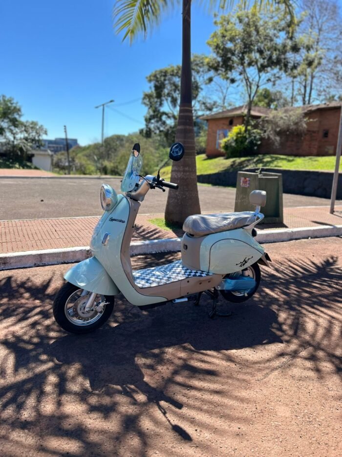 MOTO ELETRICA VESPA 800W BATERIA DE LITHIM 20AH 60V - Imagem 6