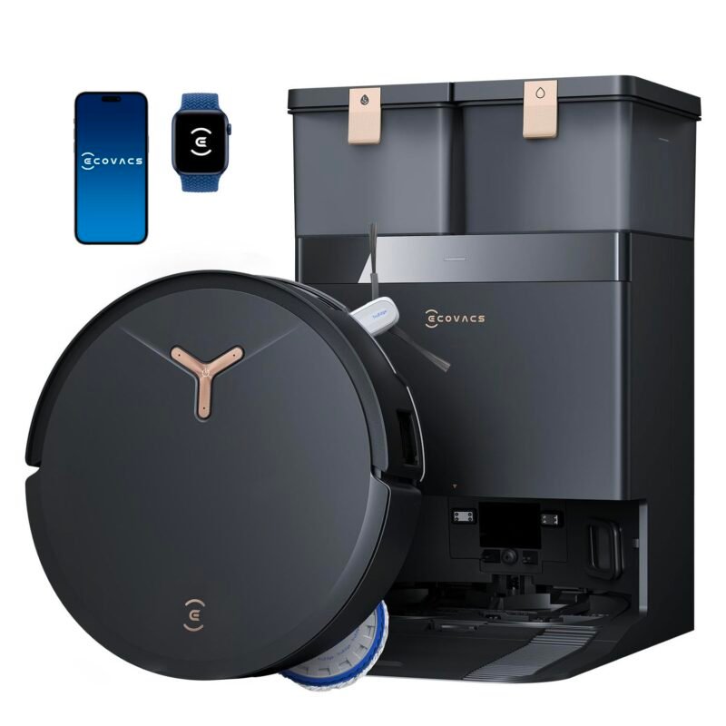 Robô Aspirador Ecovacs DeeBot T50 Max Pro OMNI DEX54 - Preto