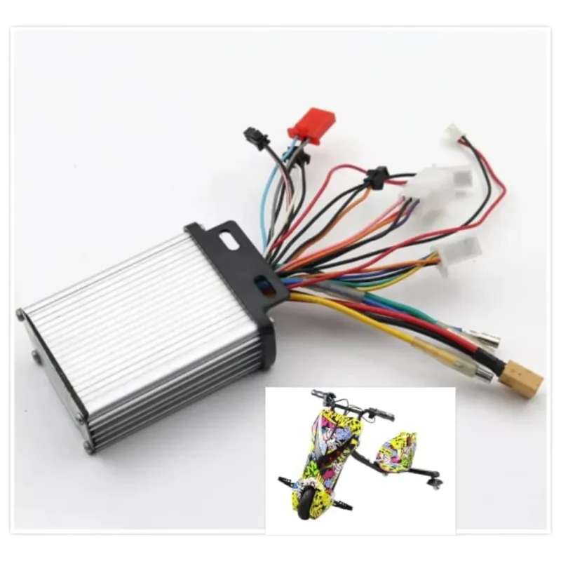Módulo Controlador Para Triciclo Elétrico Drift Promove 36v Cinza